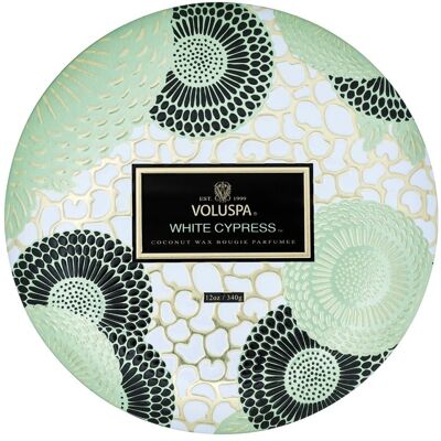 Voluspa Vit Cypres doftljus - Juldekoration - 340g Voluspa Vit Cypres doftljus - Juldekoration - 340g