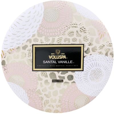 Voluspa Santal Vanille Kokosvaxljus - 340g Voluspa Santal Vanille Kokosvaxljus - 340g