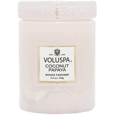 Voluspa Mini Large Glass Jar Coconut Papaya 156g Voluspa Mini Large Glass Jar Coconut Papaya 156g