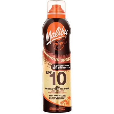 Malibu Continous Lotion Spray SPF10 175ml Malibu Continous Lotion Spray SPF10 175ml