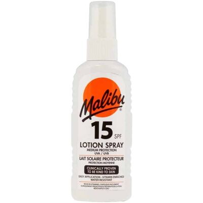 Malibu Sun Lotion Spray SPF15 100ml Malibu Sun Lotion Spray SPF15 100ml