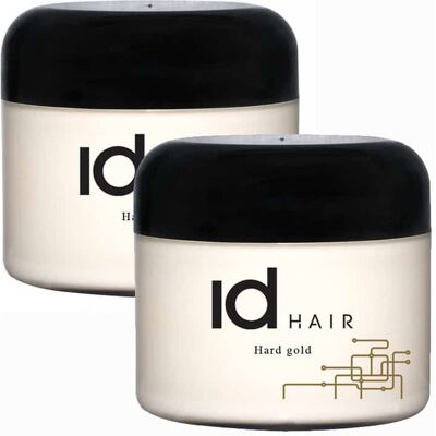 ID Hair Hård Guld Vax 100ML - Stark håll för kort hår ID Hair Hård Guld Vax 100ML - Stark håll för kort hår