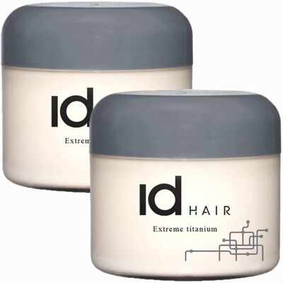 ID Hair Extreme Titanium Wax 100ML - Kort Hår & Omformning ID Hair Extreme Titanium Wax 100ML - Kort Hår & Omformning