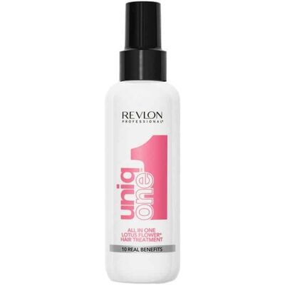 Revlon Uniq One Lotus Hårbehandling - Närande, Krepperkontroll, Värmeskydd Revlon Uniq One Lotus Hårbehandling - Närande, Krepperkontroll, Värmeskydd