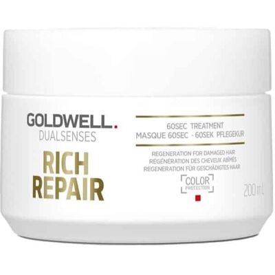 Goldwell Dualsenses Rich Repair 60 Sekunders Behandling - Hårmaske Goldwell Dualsenses Rich Repair 60 Sekunders Behandling - Hårmaske