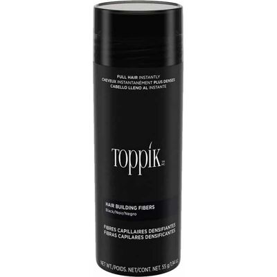 Toppik Hårbyggande Fibrer Svart - 55g - Hårfibrer för tunnare hår Toppik Hårbyggande Fibrer Svart - 55g - Hårfibrer för tunnare hår