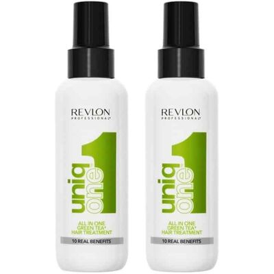 2-pack Revlon Uniq One All In One Green Tea Hair Treatment 150ml 2-pack Revlon Uniq One All In One Green Tea Hair Treatment 150ml