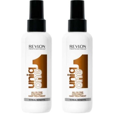 2-pack Revlon Uniq One All in One Hair Treatment Coconut 150ml 2-pack Revlon Uniq One All in One Hair Treatment Coconut 150ml