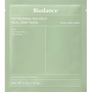 Biodance Refreshing Sea Kelp Real Deep Sheet Mask 34g Biodance Refreshing Sea Kelp Real Deep Sheet Mask 34g