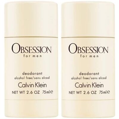 Calvin Klein Obsession For Men Deostick - 75ml - 2-pack Calvin Klein Obsession For Men Deostick - 75ml - 2-pack