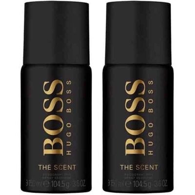 Hugo Boss The Scent Deo Spray - 2-pack, Svart Hugo Boss The Scent Deo Spray - 2-pack, Svart