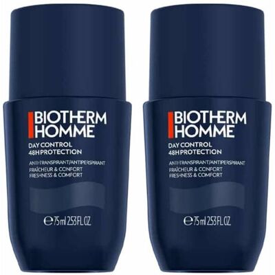 2-pack Biotherm Homme Day Control Roll On Deodorant 75ml 2-pack Biotherm Homme Day Control Roll On Deodorant 75ml