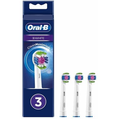 Oral-B 3D White Clean Max Toothbrush Head 3pc Oral-B 3D White Clean Max Toothbrush Head 3pc