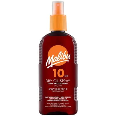 Malibu Dry Oil Spray SPF10 200ml Malibu Dry Oil Spray SPF10 200ml
