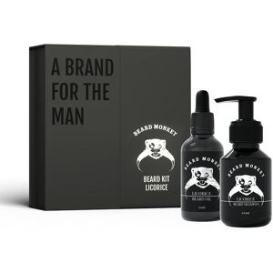 Giftset Beard Monkey Beard Kit Licorice Giftset Beard Monkey Beard Kit Licorice