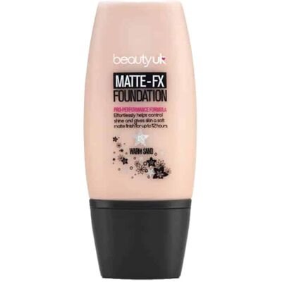 BeautyUK Beauty UK Matte FX Foundation - No.3 Warm Sand BeautyUK Beauty UK Matte FX Foundation - No.3 Warm Sand