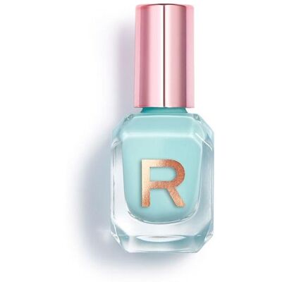Revolution Makeup Aqua Blue Högglans Nagellack - Nagellack Revolution Makeup Aqua Blue Högglans Nagellack - Nagellack