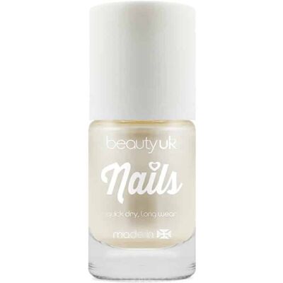 BeautyUK Beauty UK Candy Pearl Nail Polish - White BeautyUK Beauty UK Candy Pearl Nail Polish - White