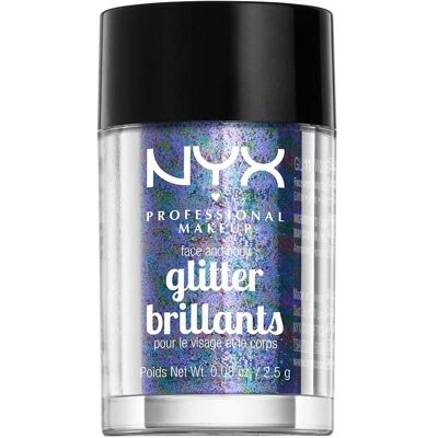 NYX Professionell Make-up Lila Ansikts- och Kroppsglitter - Långvarig, Glittrande NYX Professionell Make-up Lila Ansikts- och Kroppsglitter - Långvarig, Glittrande