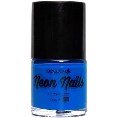 BeautyUK Beauty UK Neon Nail Polish - Blue BeautyUK Beauty UK Neon Nail Polish - Blue