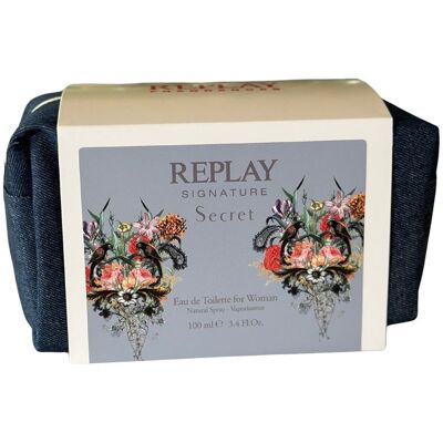 Giftset Replay Signature Secret Woman Edt 100ml + Pochette Giftset Replay Signature Secret Woman Edt 100ml + Pochette