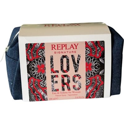 Giftset Replay Signature Lovers Woman Edt 100ml + Pochette Giftset Replay Signature Lovers Woman Edt 100ml + Pochette