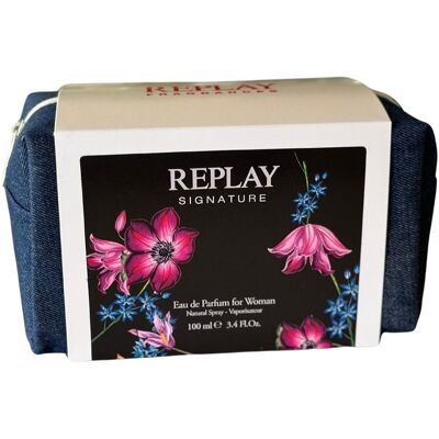 Giftset Replay Signature Woman Edp 100ml + Pochette Giftset Replay Signature Woman Edp 100ml + Pochette
