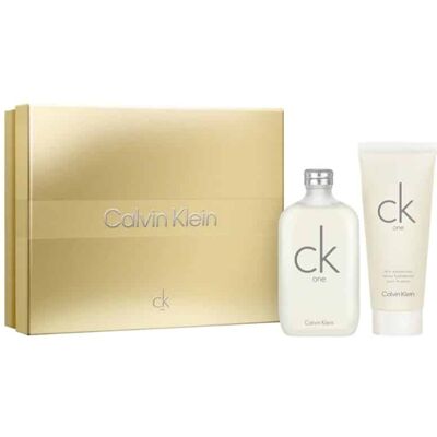 Giftset Calvin Klein Ck One Edt 200ml + Body Lotion 200ml Giftset Calvin Klein Ck One Edt 200ml + Body Lotion 200ml