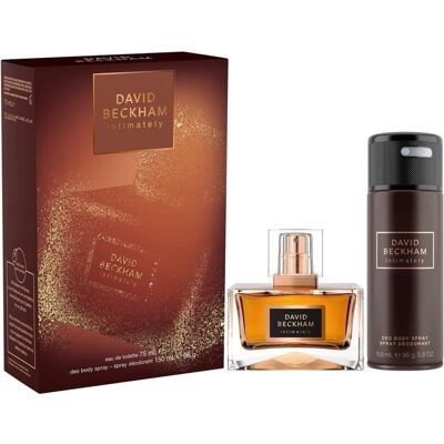 Giftset David Beckham Intimately Edt 75ml + Deospray 150ml Giftset David Beckham Intimately Edt 75ml + Deospray 150ml