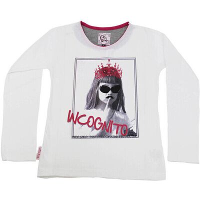 Långärmade T-shirts Miss Girly T-shirt manches longues fille FONITO 3 år,4 år,5 år,6 år,8 år Flickor Långärmade T-shirts Miss Girly T-shirt manches longues fille FONITO 3 år,4 år,5 år,6 år,8 år Flickor