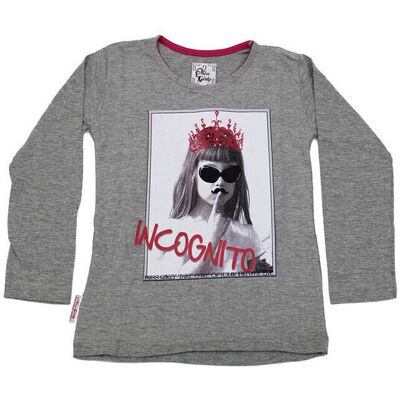 Långärmade T-shirts Miss Girly T-shirt manches longues fille FONITO 3 år,4 år,5 år,6 år,8 år Flickor Långärmade T-shirts Miss Girly T-shirt manches longues fille FONITO 3 år,4 år,5 år,6 år,8 år Flickor