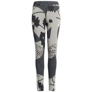 adidas Girls Icons Sport Cotton 3 Stripes Wild Shapes - Leggings adidas Girls Icons Sport Cotton 3 Stripes Wild Shapes - Leggings