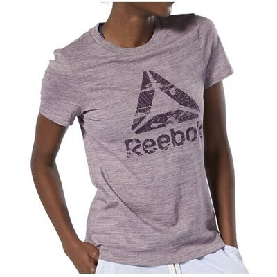 T-shirts med korta ärmar Reebok Sport TE Marble Logo Tee EU S,EU XXS Dam T-shirts med korta ärmar Reebok Sport TE Marble Logo Tee EU S,EU XXS Dam
