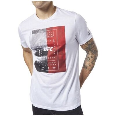 T-shirts med korta ärmar Reebok Sport Ufc FG EU S,EU XL Herr T-shirts med korta ärmar Reebok Sport Ufc FG EU S,EU XL Herr