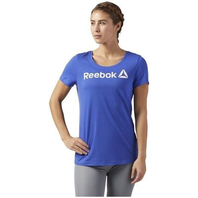 Reebok CF4452 Sommar T-shirt för kvinnor blå - Träning Reebok CF4452 Sommar T-shirt för kvinnor blå - Träning