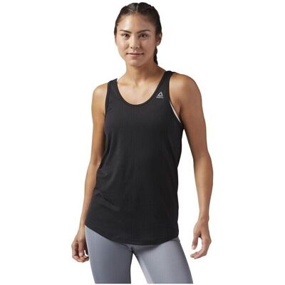 Reebok CF8581 Ärmellös sommar löpar T-shirt för kvinnor - T-shirt Reebok CF8581 Ärmellös sommar löpar T-shirt för kvinnor - T-shirt