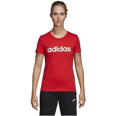 T-shirts med korta ärmar adidas Linear EU XXS Dam T-shirts med korta ärmar adidas Linear EU XXS Dam