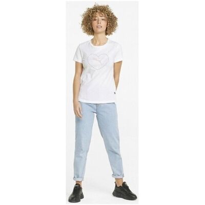 T-shirts med korta ärmar Puma Valentine S Day Graphic EU S,EU M,EU L Dam T-shirts med korta ärmar Puma Valentine S Day Graphic EU S,EU M,EU L Dam