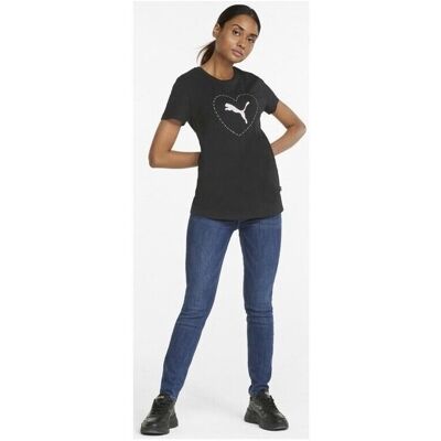 T-shirts med korta ärmar Puma Valentine S Day Graphic EU S Dam T-shirts med korta ärmar Puma Valentine S Day Graphic EU S Dam