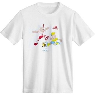 T-shirts med korta ärmar adidas Euro Mascot Y EU L,EU XL Flickor T-shirts med korta ärmar adidas Euro Mascot Y EU L,EU XL Flickor