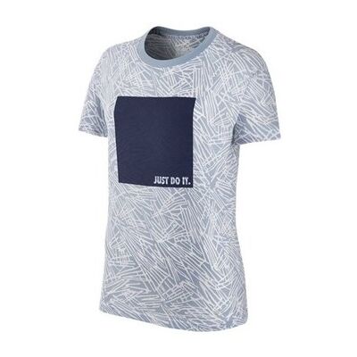 Nike Teebc Aop Palm 729482449 Blå/Vit Dam-T-shirt - Hela året Nike Teebc Aop Palm 729482449 Blå/Vit Dam-T-shirt - Hela året