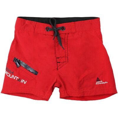 Peak Mountain - ECawai Bermuda - Röd - 3-14 år - Swim shorts Peak Mountain - ECawai Bermuda - Röd - 3-14 år - Swim shorts