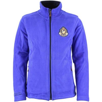 Peak Mountain Fasak Blå Fleece Tröja - Fleece Pullover Peak Mountain Fasak Blå Fleece Tröja - Fleece Pullover