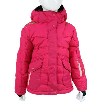 Peak Mountain Ganecy skidjacka - Orange, Rosa, Svart - 10-16 år Peak Mountain Ganecy skidjacka - Orange, Rosa, Svart - 10-16 år