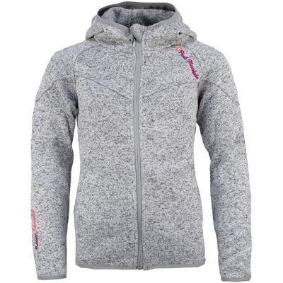 Peak Mountain Grå fleece tröja - Tröja Peak Mountain Grå fleece tröja - Tröja