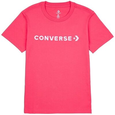 T-shirts med korta ärmar Converse Glossy Wordmark EU L Dam T-shirts med korta ärmar Converse Glossy Wordmark EU L Dam