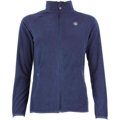 Peak Mountain Afonor Fleece - Marinblå - Hög krage - Full blixtlås - Tröja Peak Mountain Afonor Fleece - Marinblå - Hög krage - Full blixtlås - Tröja