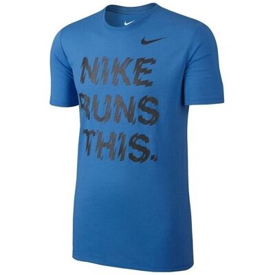 T-shirts med korta ärmar Nike Run High IS Real EU XL Herr T-shirts med korta ärmar Nike Run High IS Real EU XL Herr