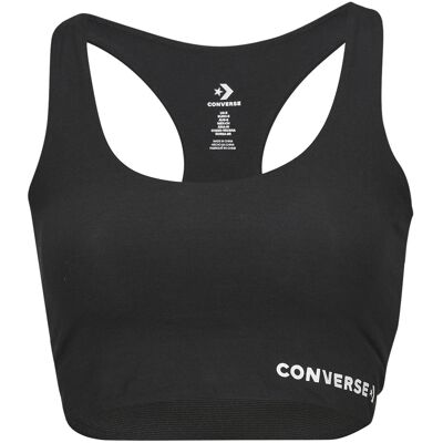 Sport-BH Converse WORDMARK BRA TOP CONVERSE BLACK EU S,EU M,EU XS,EU XXS Dam Sport-BH Converse WORDMARK BRA TOP CONVERSE BLACK EU S,EU M,EU XS,EU XXS Dam