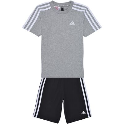 Sportoverall adidas Essentials 3-Stripes Tee and Shorts Set 3 / 4 år,4 / 5 år,5 / 6 år,6 / 7 år Pojkar Sportoverall adidas Essentials 3-Stripes Tee and Shorts Set 3 / 4 år,4 / 5 år,5 / 6 år,6 / 7 år Pojkar